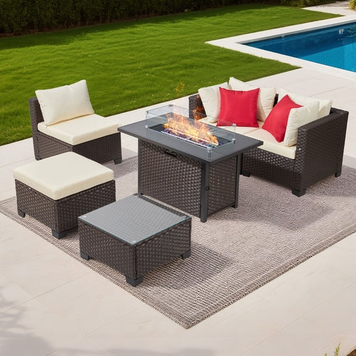 Wicker Rattan Outdoor Sectional