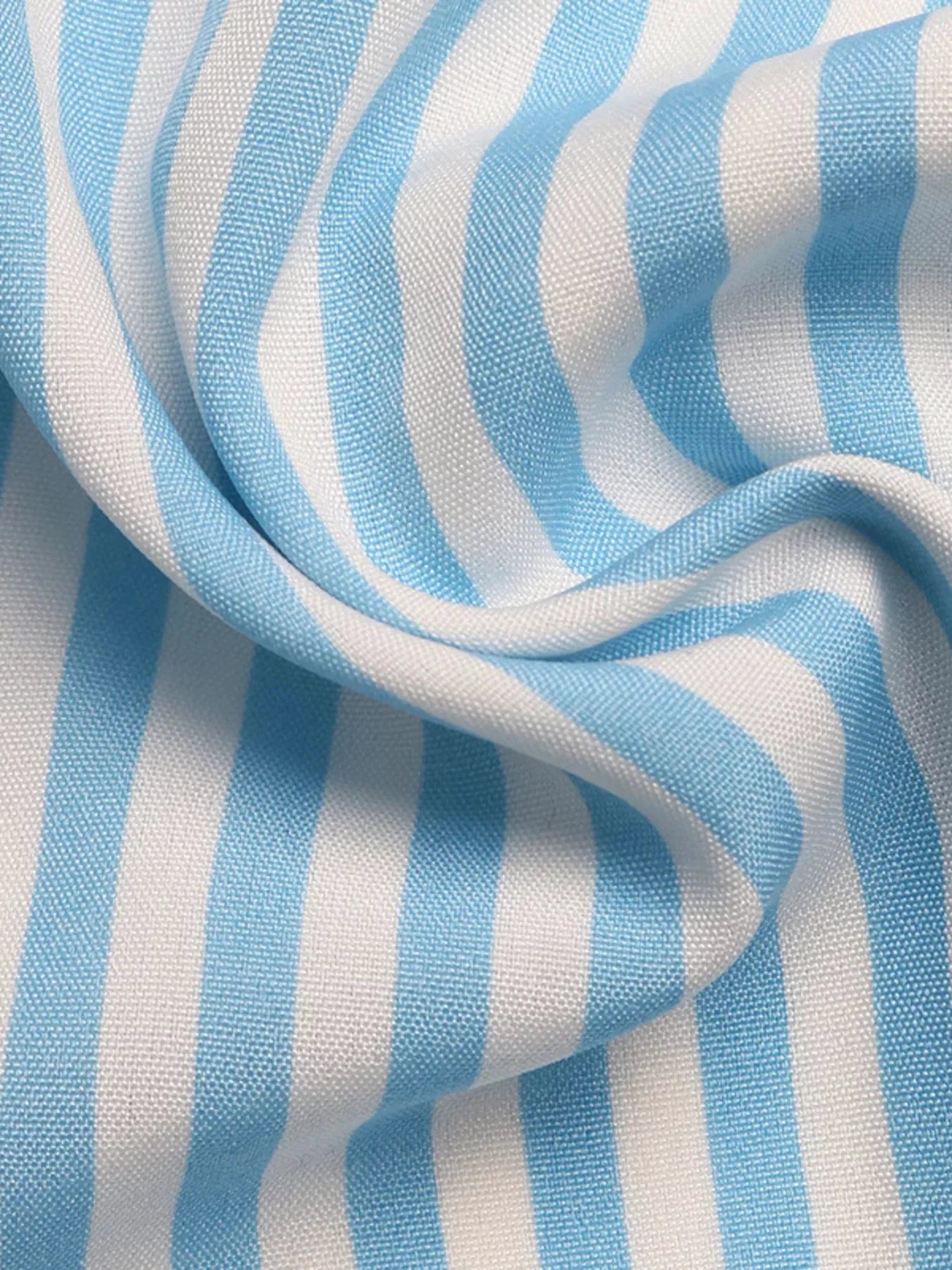 Crisscross Back Striped Romper by Trendsi