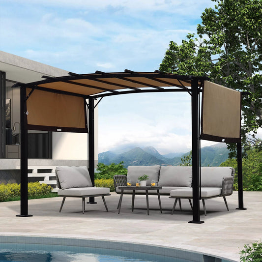 12 x 9 Ft Outdoor Pergola Patio Gazebo by eprolo