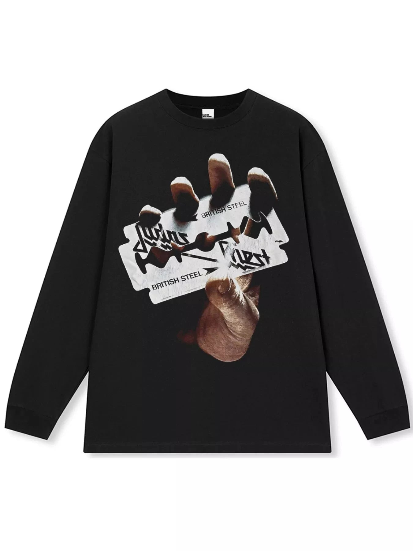 Men's Graphic Long Sleeve T-Shirt by Trendsi