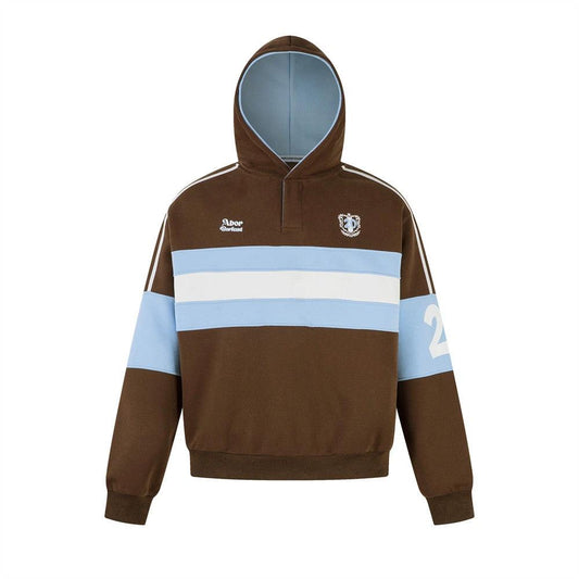 Digital numbered printed hooded sweatshirt by eprolo