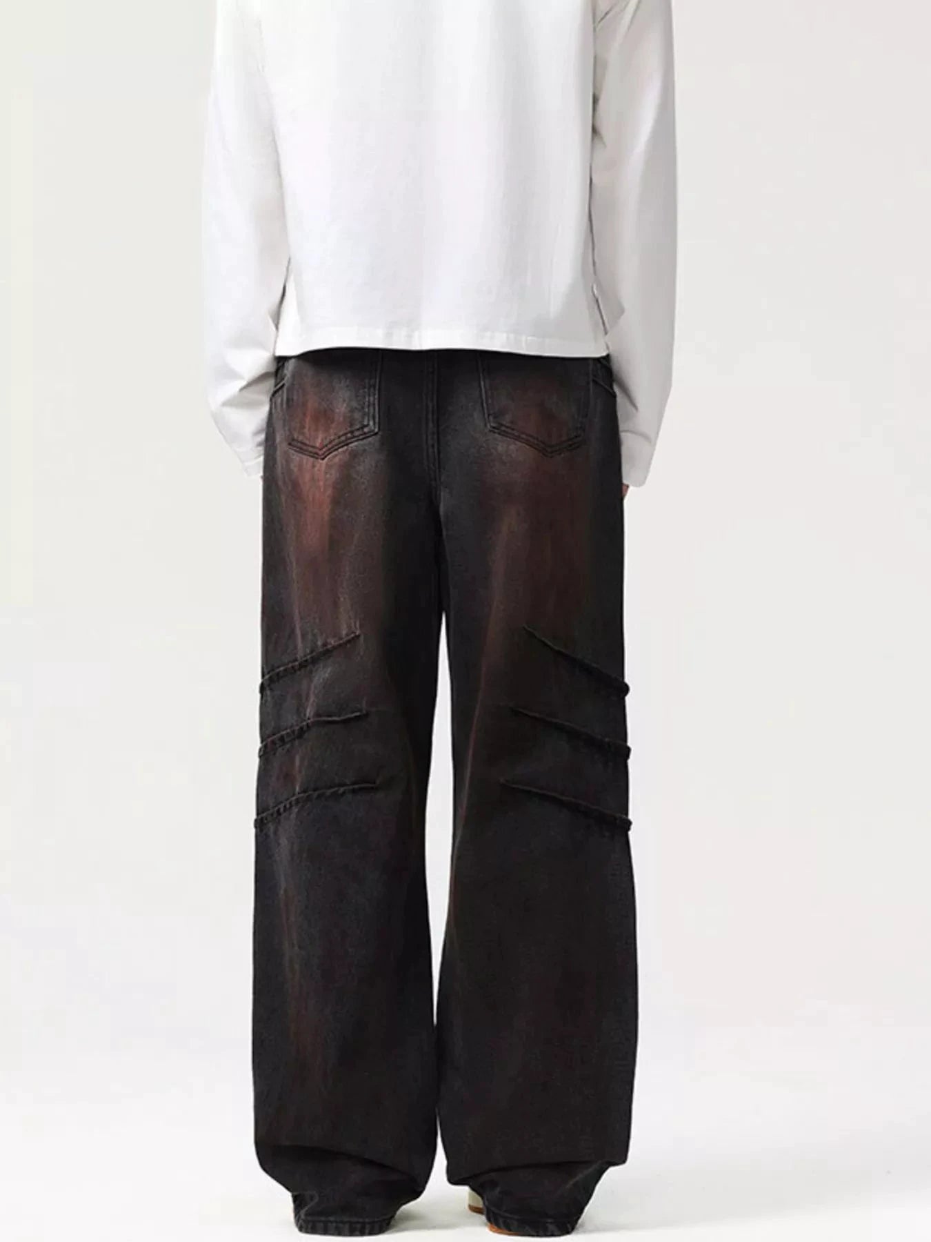 Men's Plus Size Wash Relaxed Fit Jeans by Trendsi