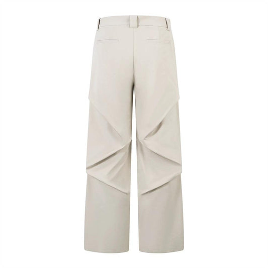 Loose Wide Leg Straight Leg Pants by eprolo