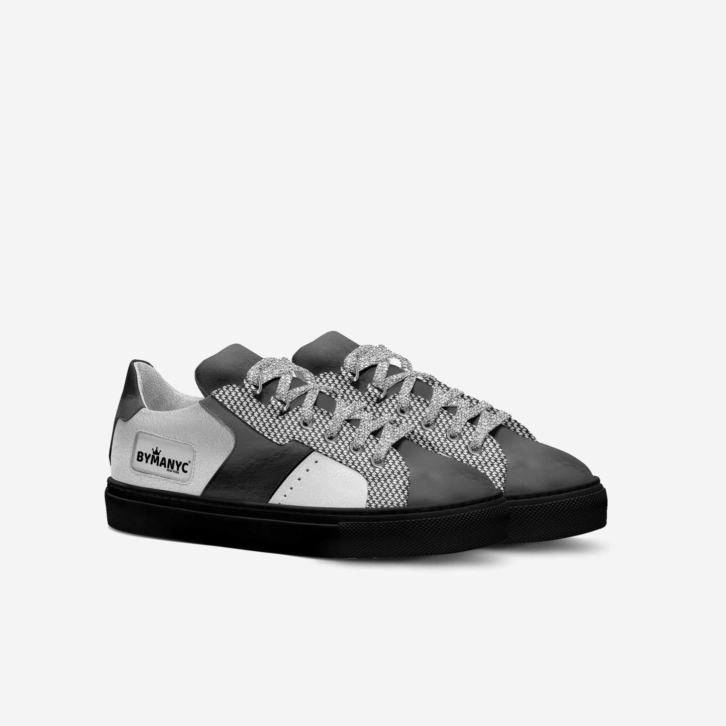 Kids Vegan Luxury HIGH LINE Sneakers BYMANYC ® New York Handcrafted Italy-3
