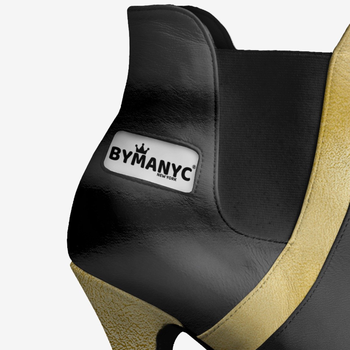 Limited Edition Vegan Over-The-Knee Boots BYMANYC New York Skyline Black