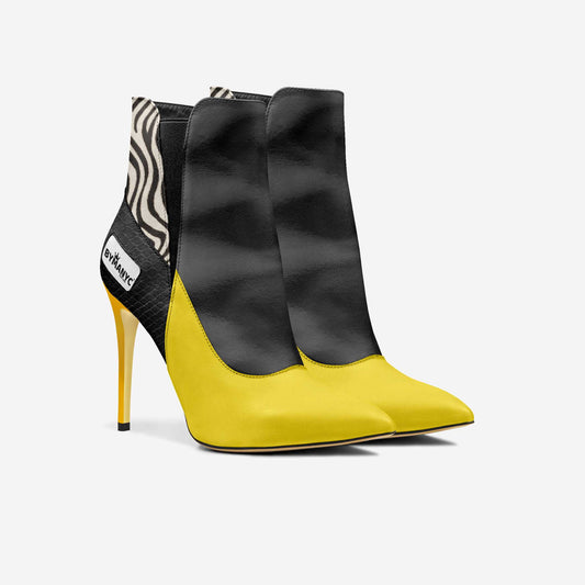 Vegan High Heel Women BYMANYC ® New York Tribeca Yellow Surge-1
