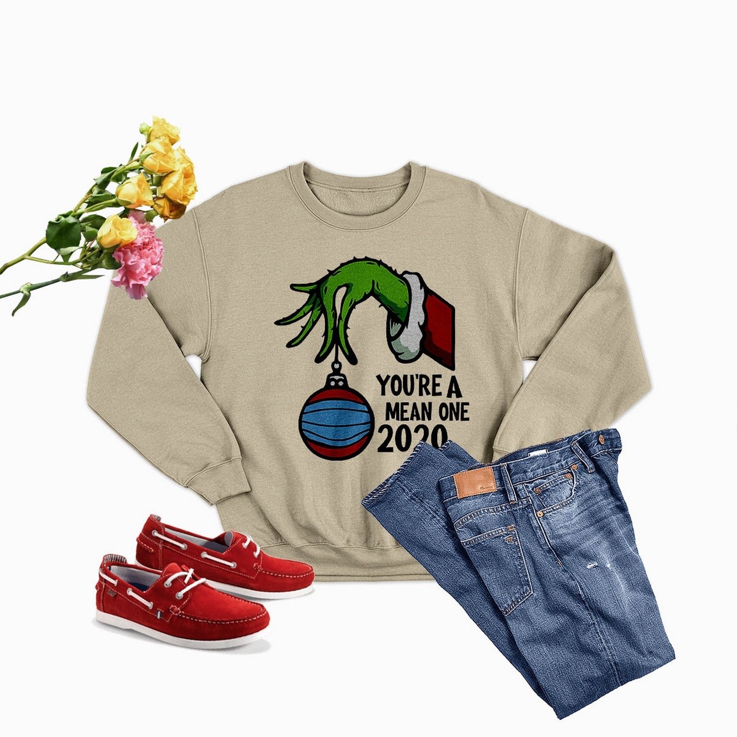 You're Mean One 2020 Digital Print USA Fleece Sweatshirt