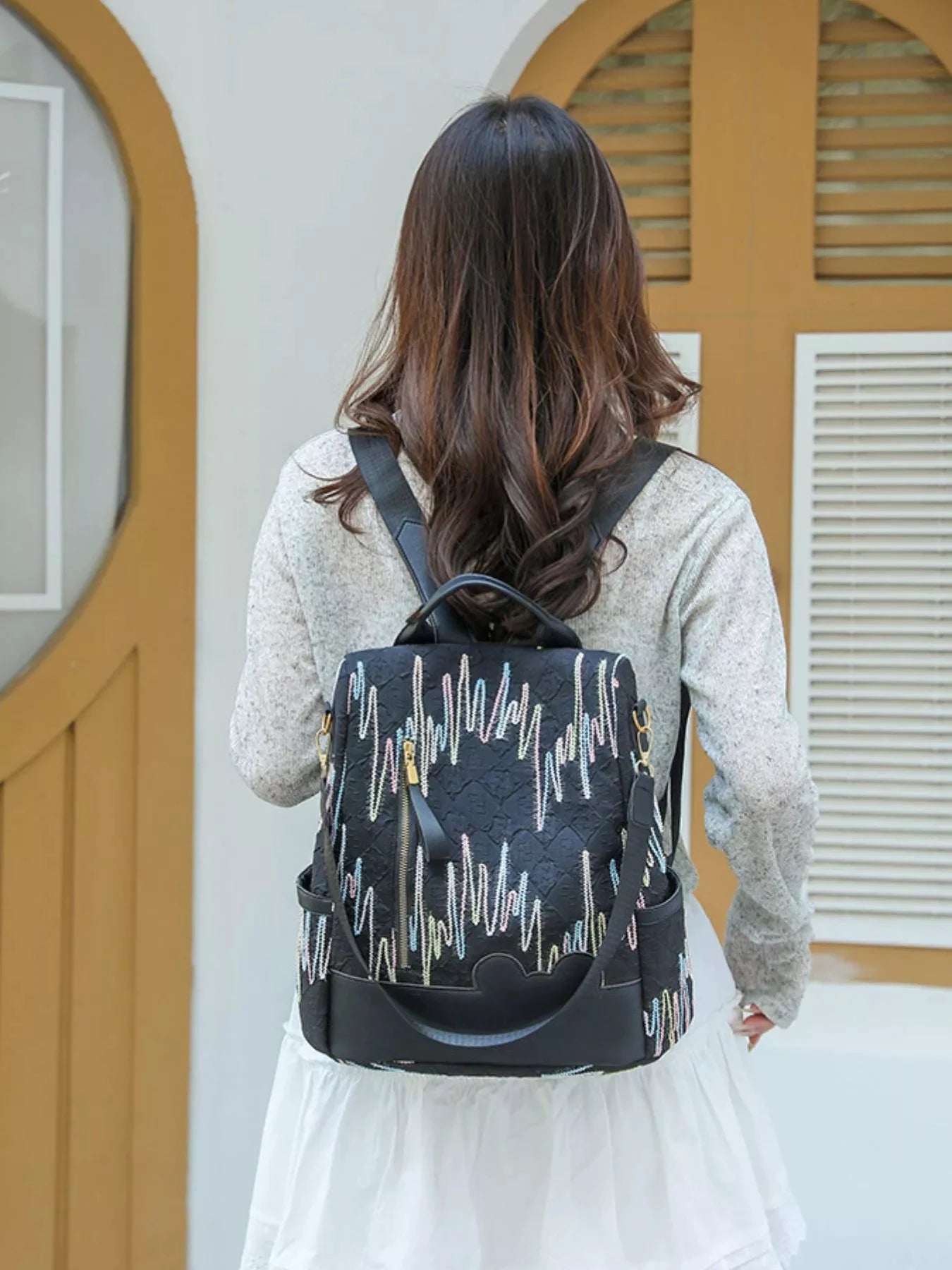Adjustable Strap Backpack Bag by Trendsi