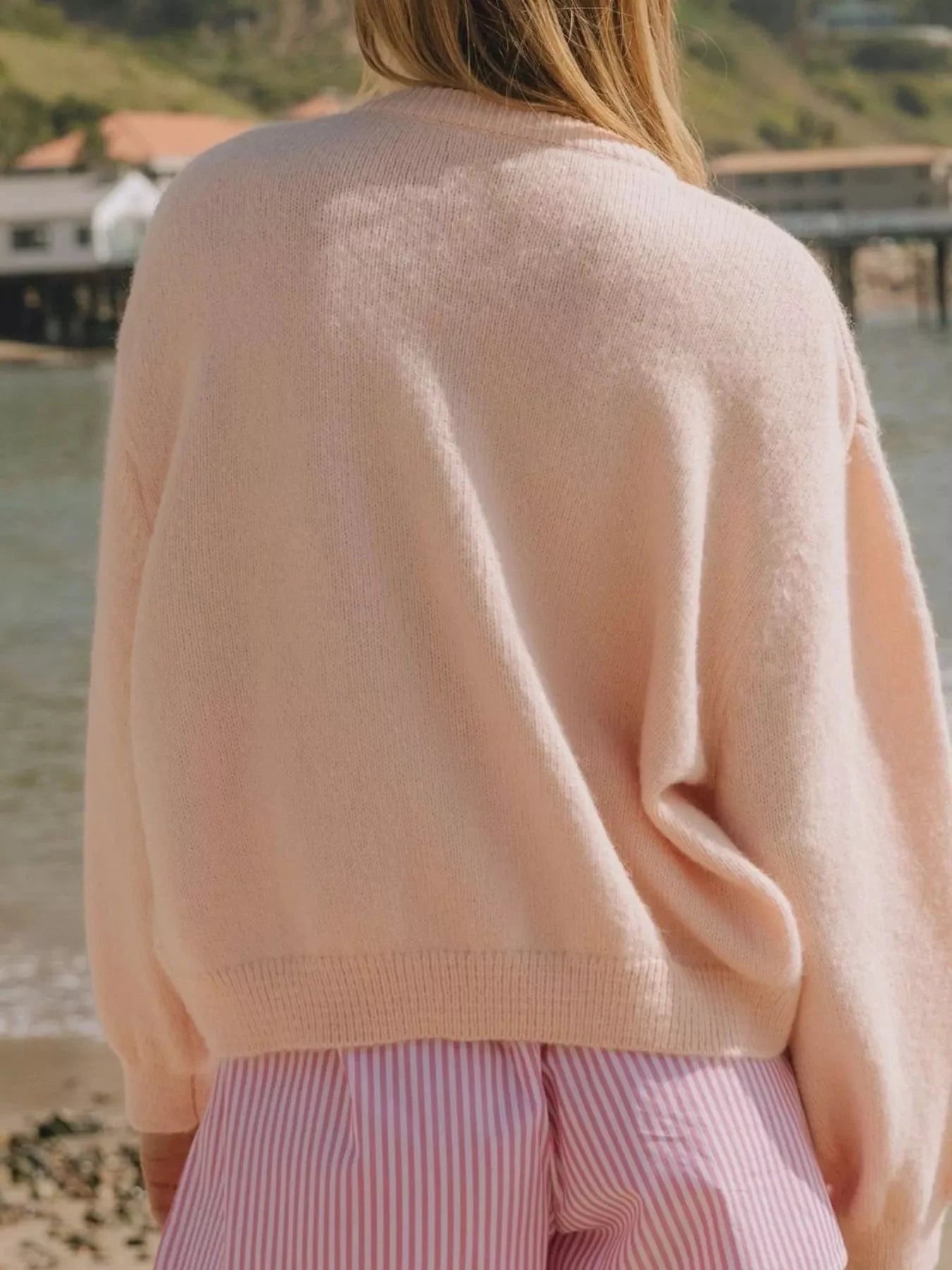 Button-Down Knit Cardigan by Trendsi