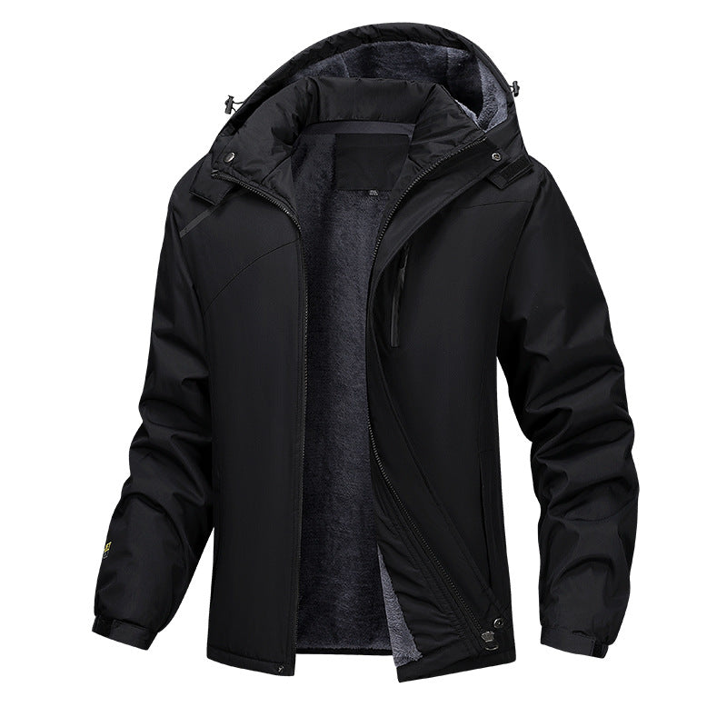 Plus Size Loose And Warm Coat For Men