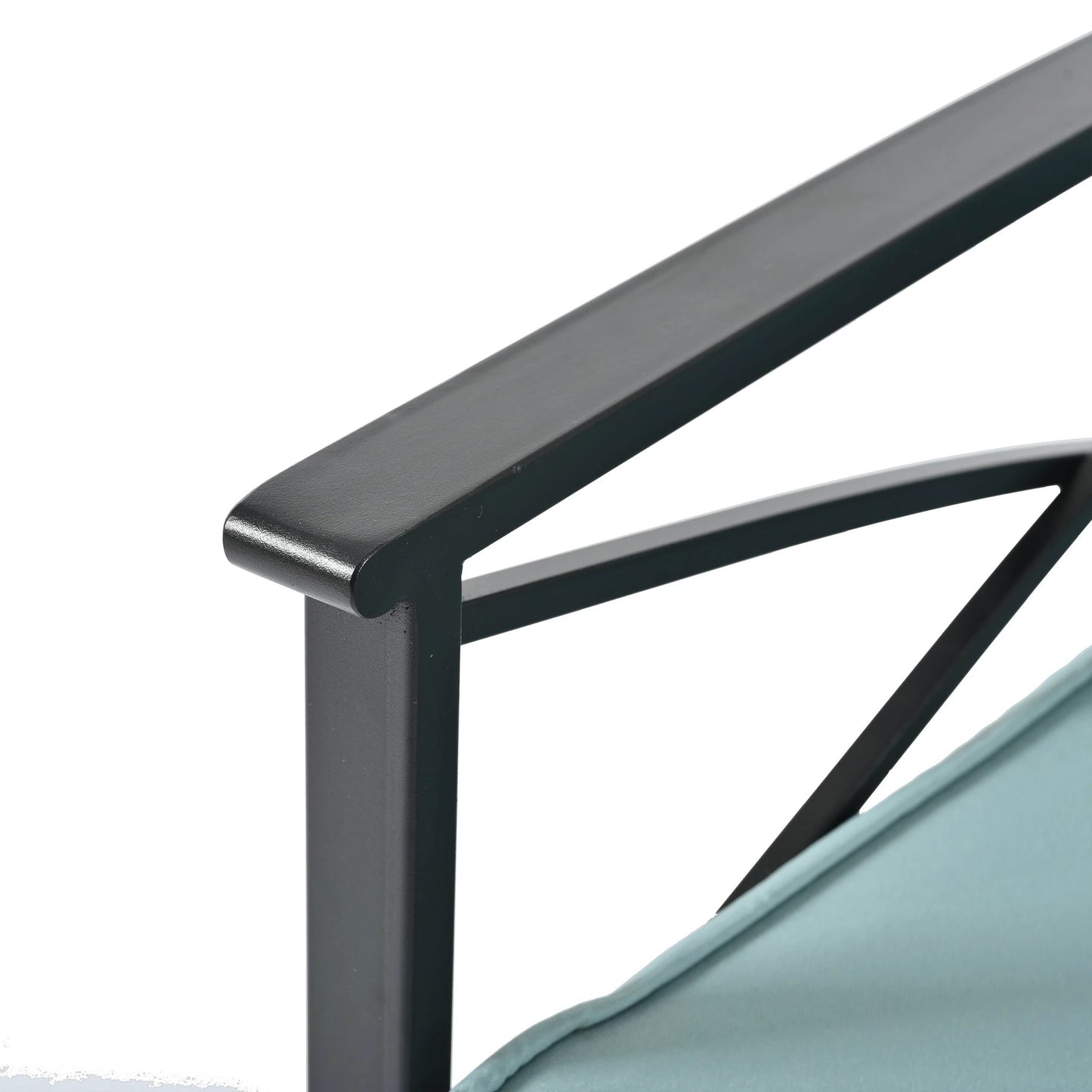 Patio Furniture, Outdoor Furniture, Seasonal PE Wicker Furniture, Four Set Wicker Furniture With Black Metal Table by eprolo