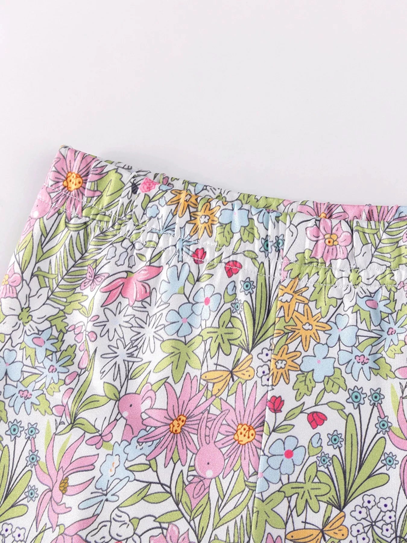 Children's Floral Sweatshirt & Leggings Set by Trendsi