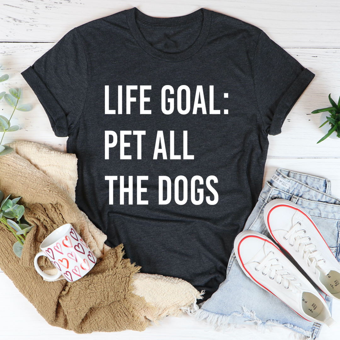 All The Dogs T-Shirt Gift Dog Lover Men Women USA Made Cotton Tee
