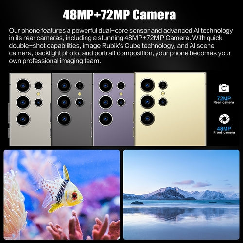 S24 Ultra Cell Phones 5G Unlocked Phones Smartphone With Tool Pen