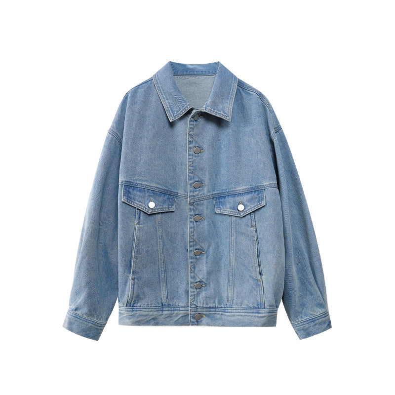 Fashionable Loose Denim Jacket for Women