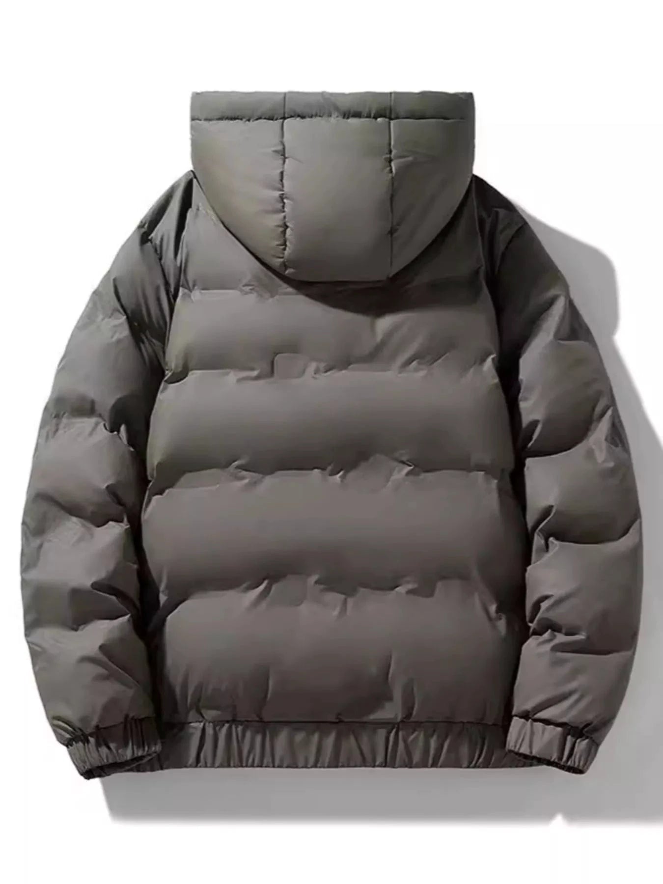 Men's Plus Size Hooded Padded Winter Coat by Trendsi