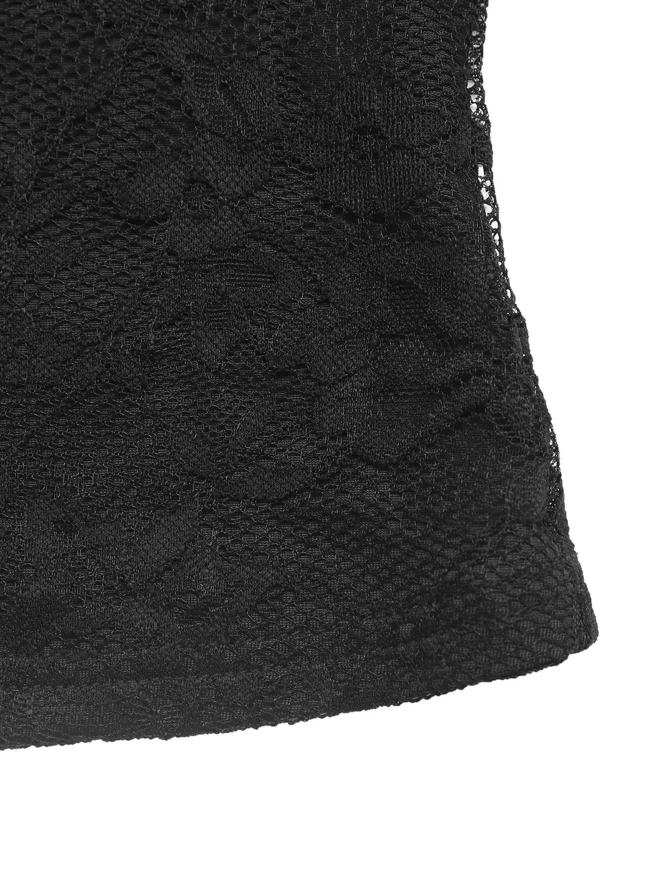 Lace V-Neck Long Sleeve T-Shirt by Trendsi