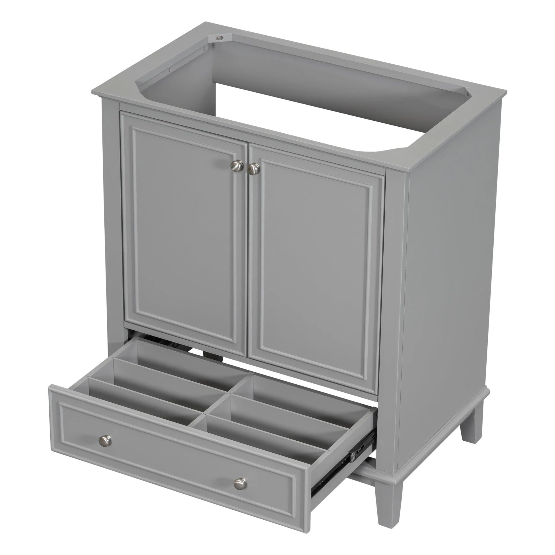 30 inch bathroom vanity no sink base only gray by eprolo