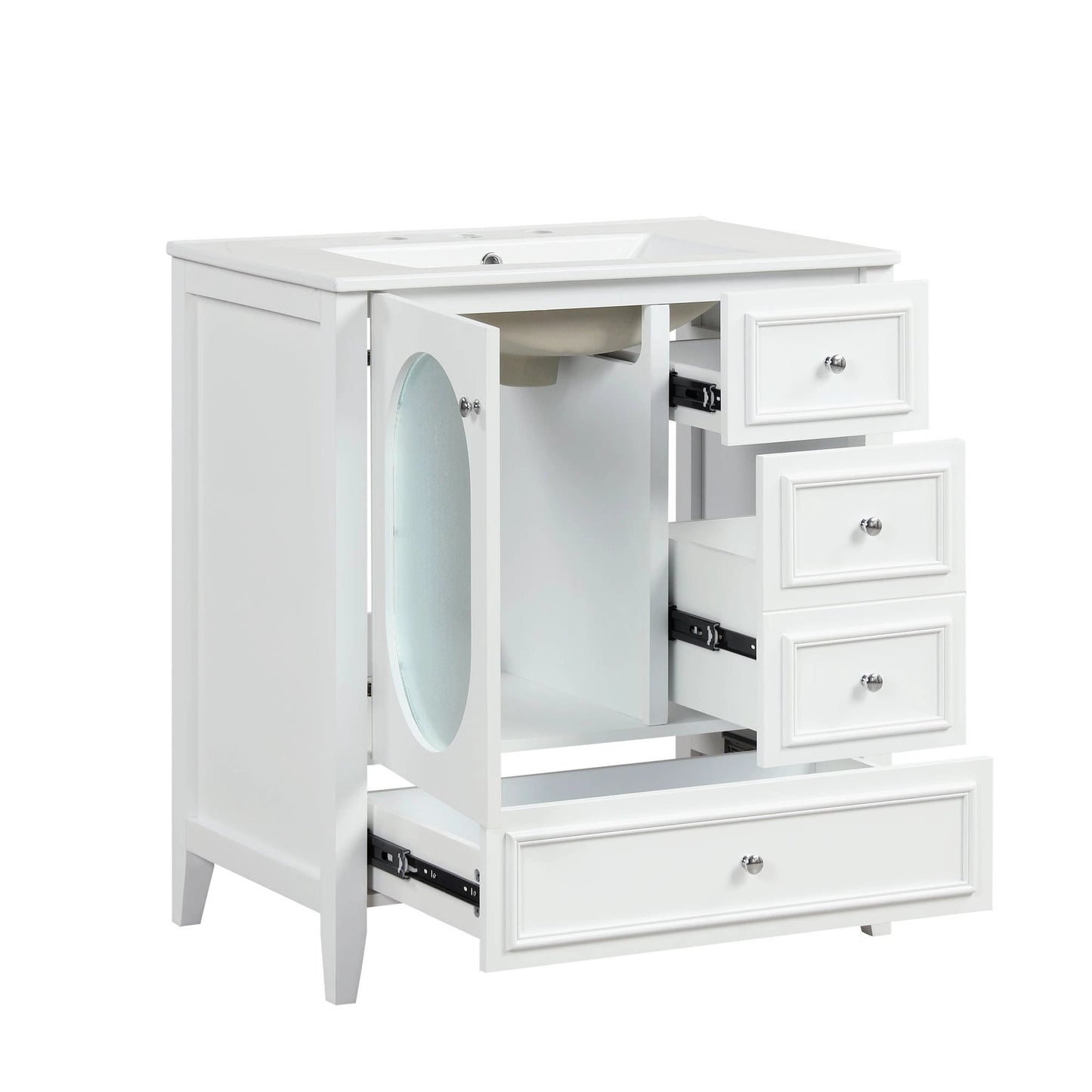 30" Bathroom Vanity with Sink by eprolo
