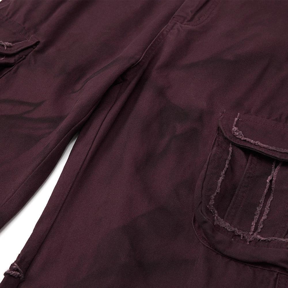 Wrinkled Scraped and Worn Wide Leg Pants by eprolo