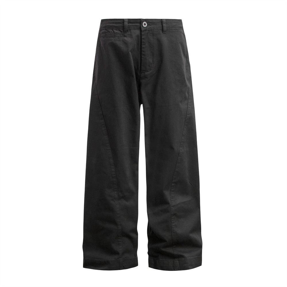 Solid Color Loose Wide Leg Pants by eprolo