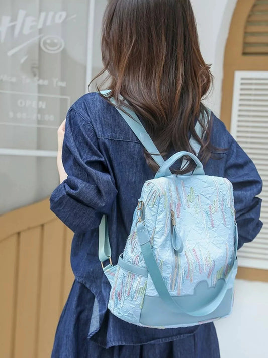 Adjustable Strap Backpack Bag by Trendsi