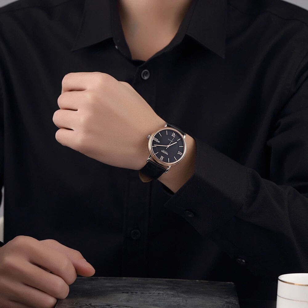 Montre mécanique automatique de luxe pour homme NAKZEN avec mouvement Miyota 9015 