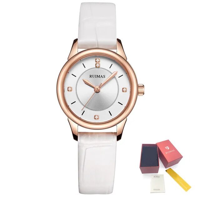 Montre à quartz de luxe pour femme, en acier inoxydable, design élégant et de haute qualité. Relogio Feminino MEGWAT