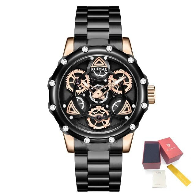 Men's Quartz Watch Stainless Steel Chronograph Waterproof Business Casual 331 MEGWARCHRONO