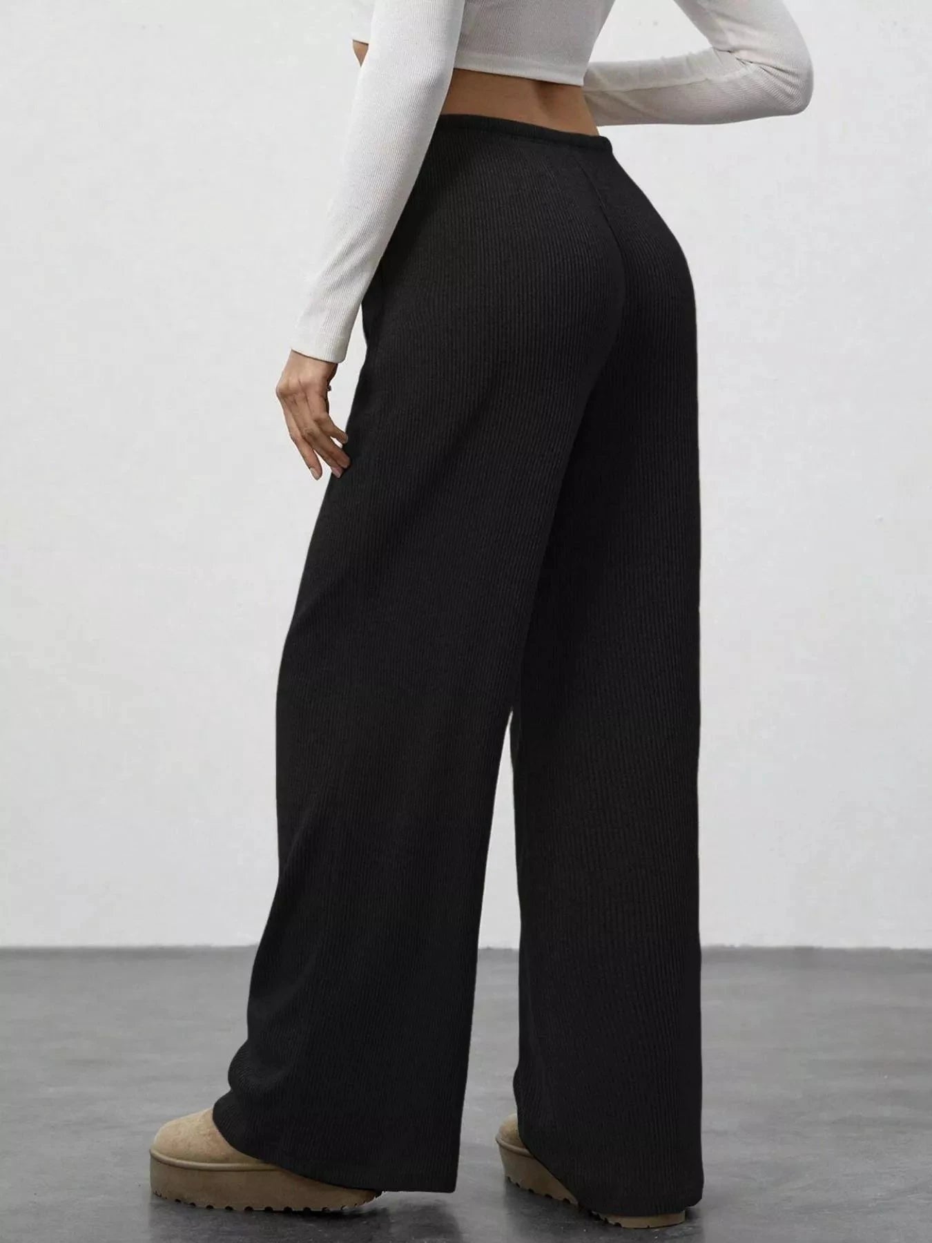 Relaxed Fit Drawstring Pants by Trendsi