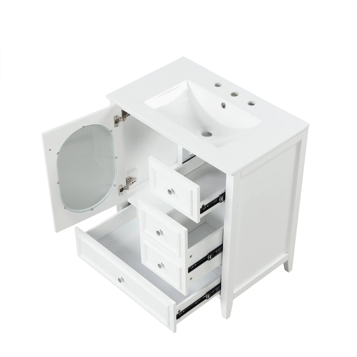 30" Bathroom Vanity with Sink by eprolo