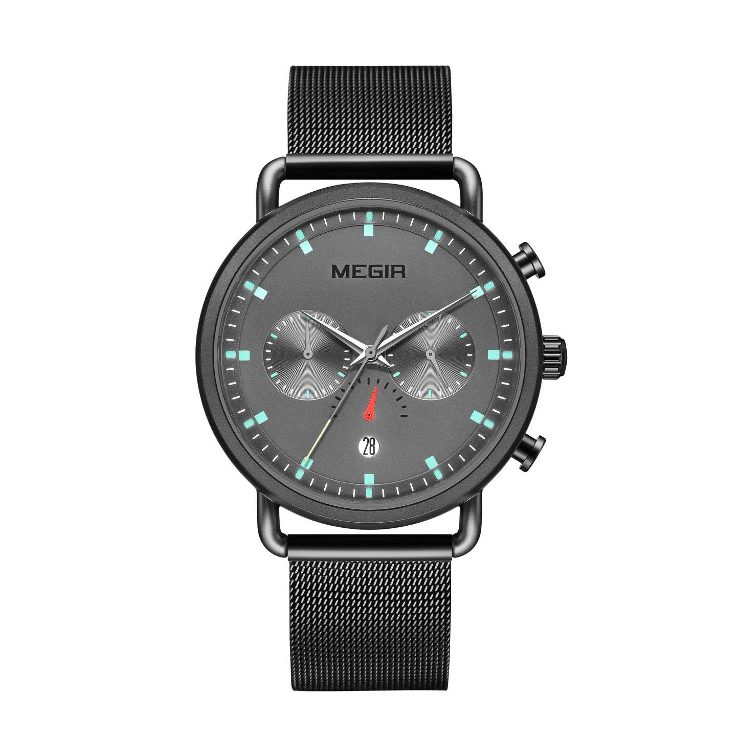 Montre homme MEGIR, marque de luxe, style décontracté, montre à quartz étanche avec date, montre de sport militaire, Relogio Masculino