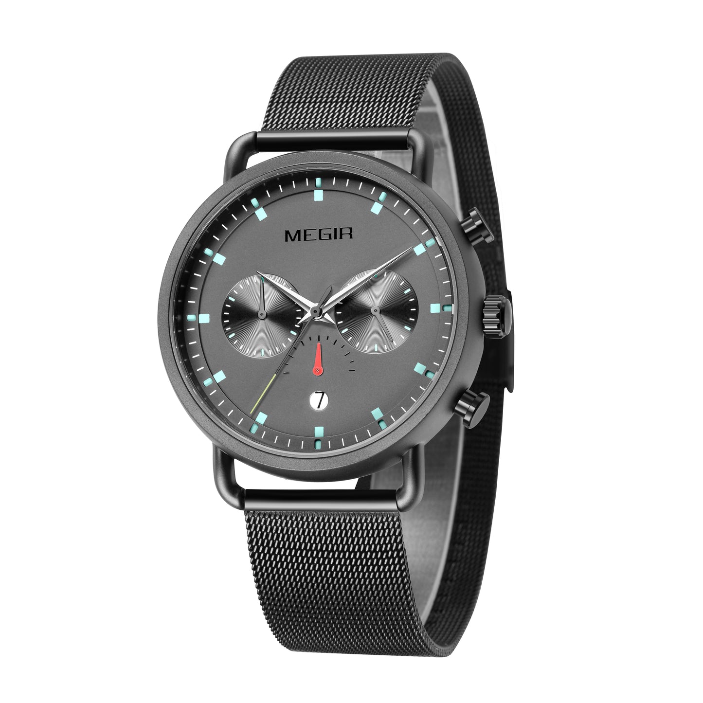 Montre homme MEGIR, marque de luxe, style décontracté, montre à quartz étanche avec date, montre de sport militaire, Relogio Masculino