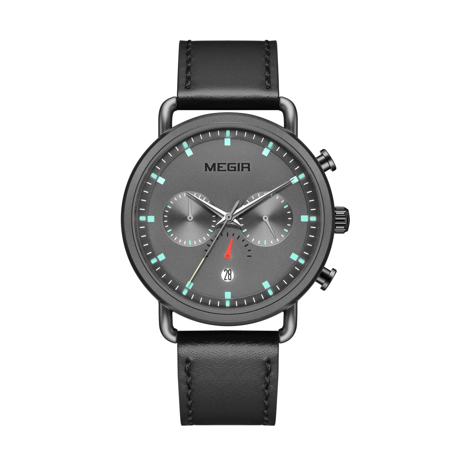 Montre homme MEGIR, marque de luxe, style décontracté, montre à quartz étanche avec date, montre de sport militaire, Relogio Masculino