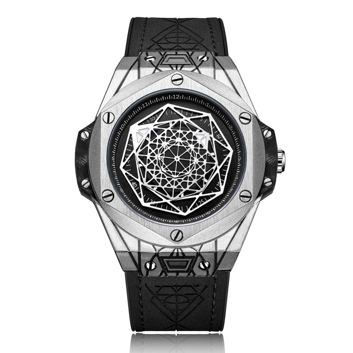 Mens Fashion Sport Watches Waterproof Quartz Men Reloj Leather Strap Clock