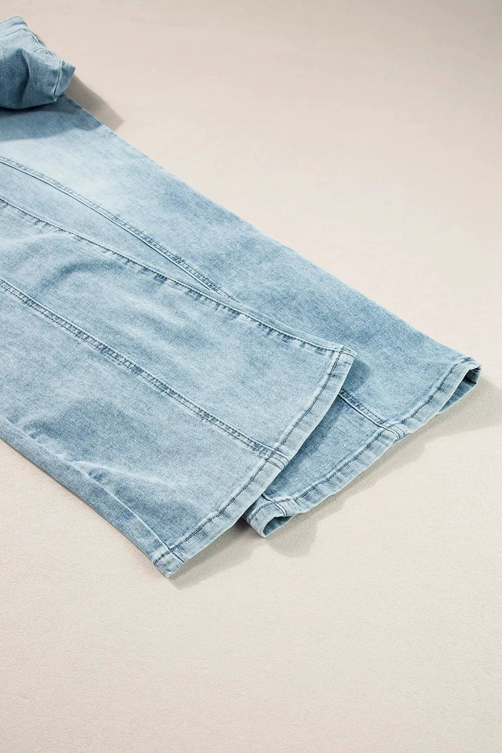 Wide Leg Jeans with Pockets by Trendsi