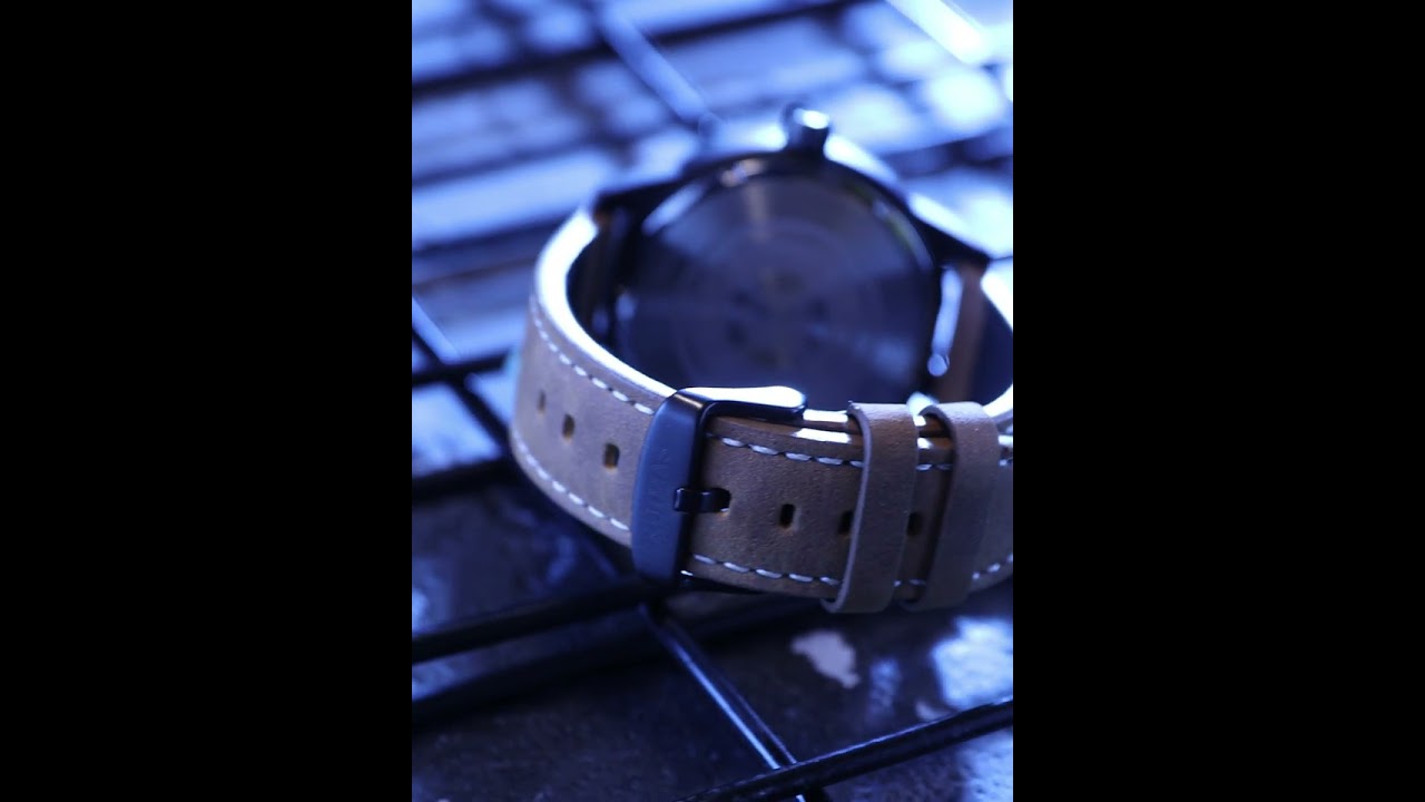 Montre homme de luxe, mouvement à quartz militaire, étanche, grand cadran, bracelet en cuir