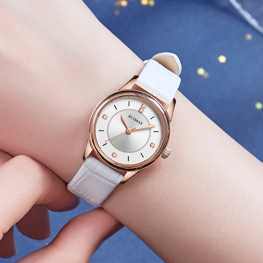 Montre à quartz de luxe pour femme, en acier inoxydable, design élégant et de haute qualité. Relogio Feminino MEGWAT