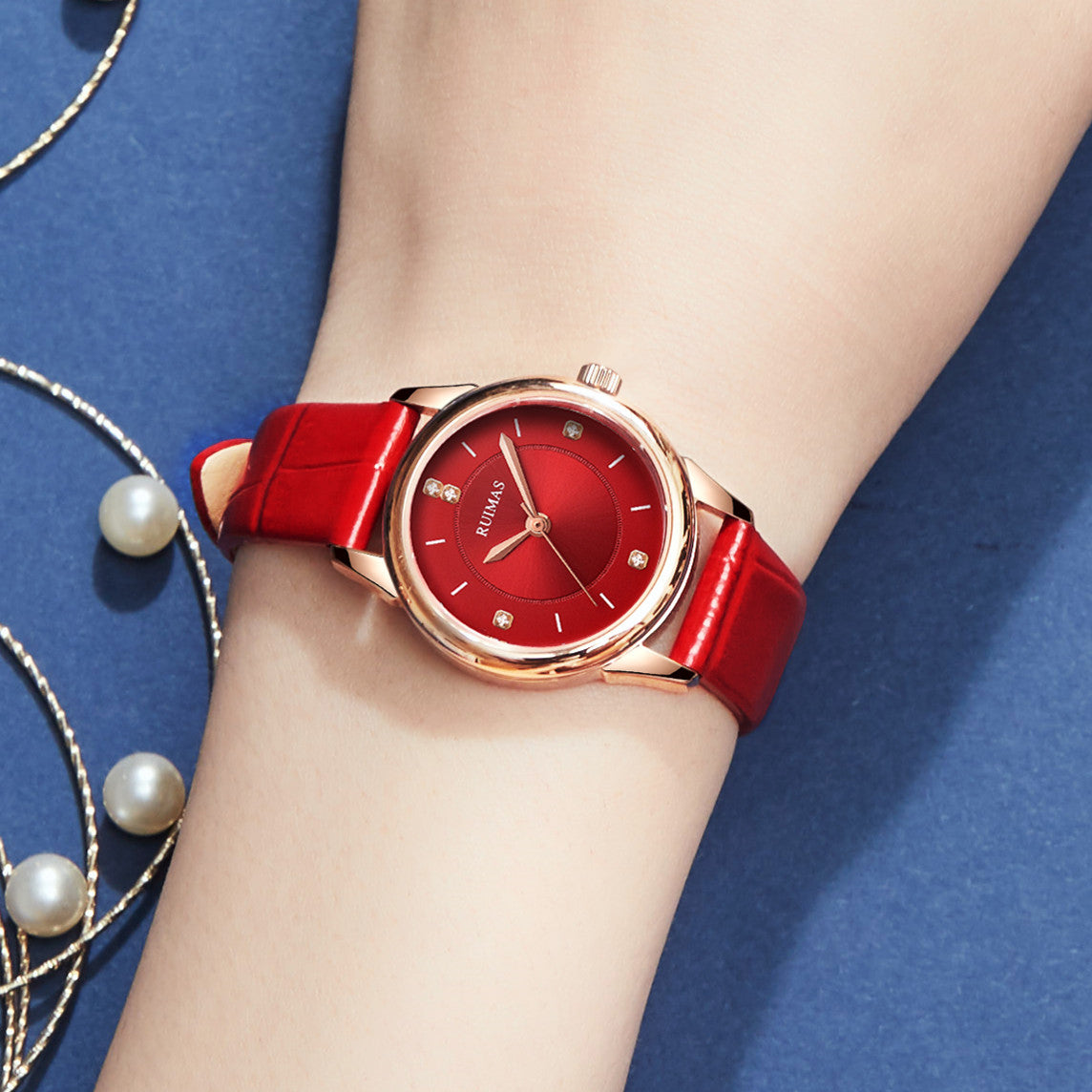 Montre à quartz de luxe pour femme, en acier inoxydable, design élégant et de haute qualité. Relogio Feminino MEGWAT