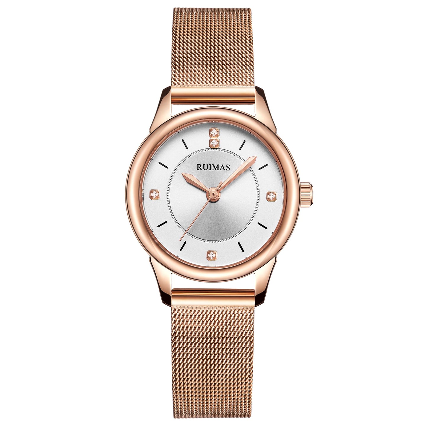 Montre à quartz de luxe pour femme, en acier inoxydable, design élégant et de haute qualité. Relogio Feminino MEGWAT