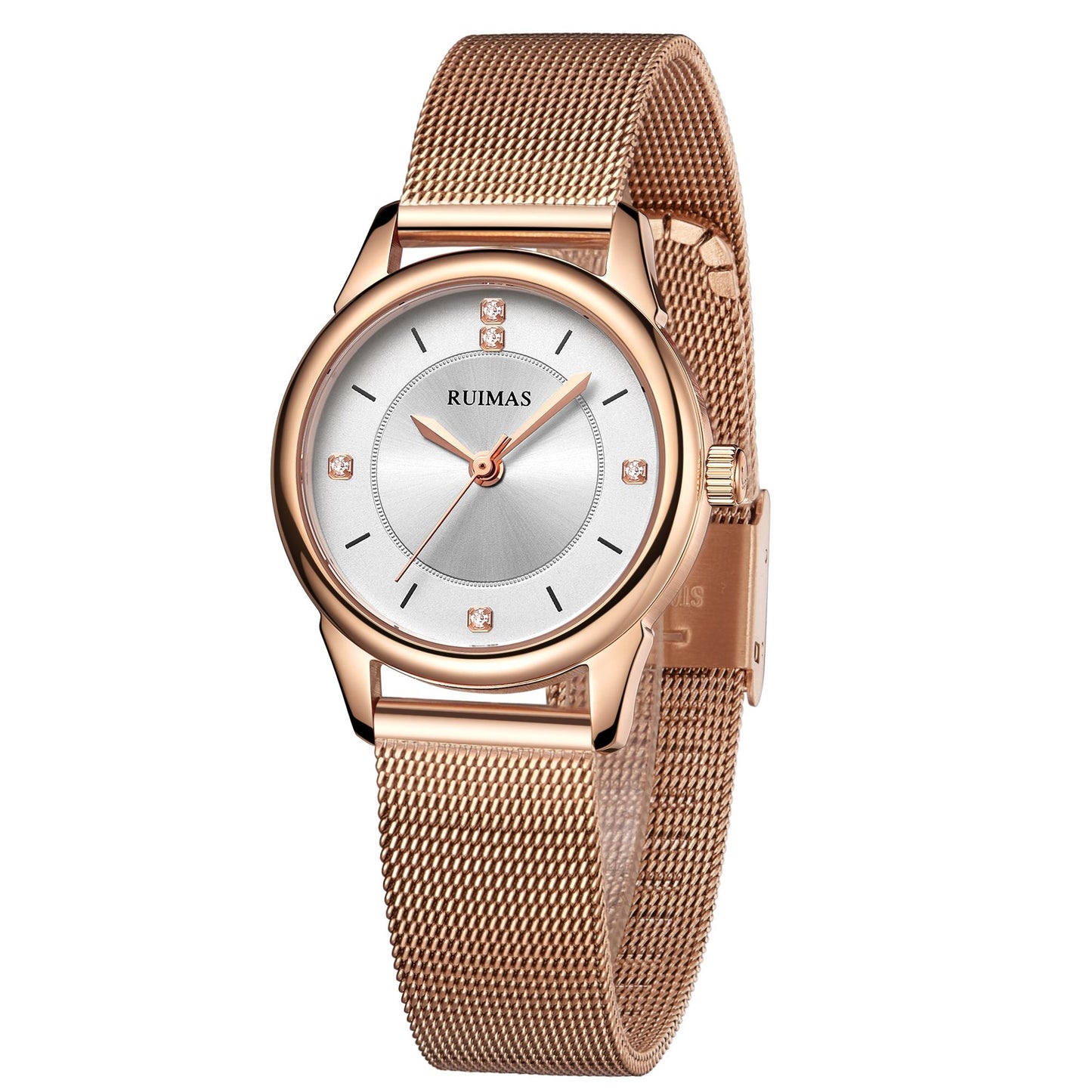 Montre à quartz de luxe pour femme, en acier inoxydable, design élégant et de haute qualité. Relogio Feminino MEGWAT