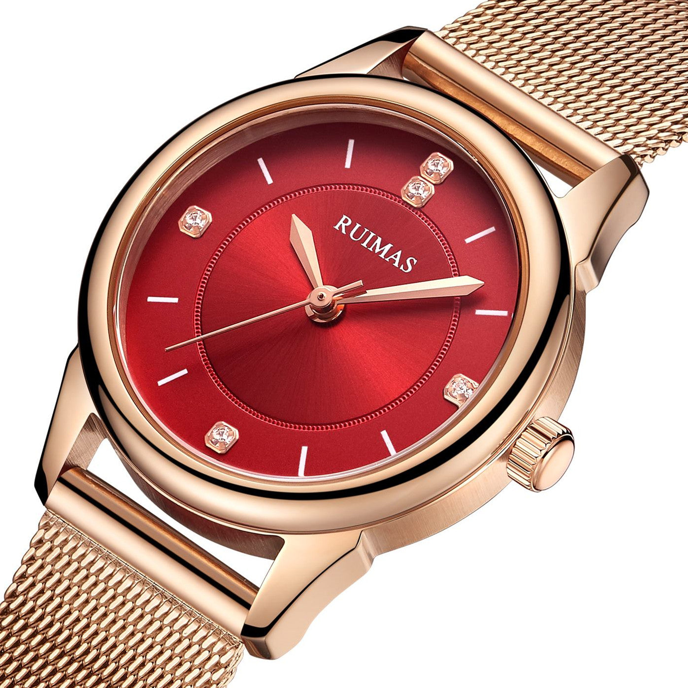 Montre à quartz de luxe pour femme, en acier inoxydable, design élégant et de haute qualité. Relogio Feminino MEGWAT