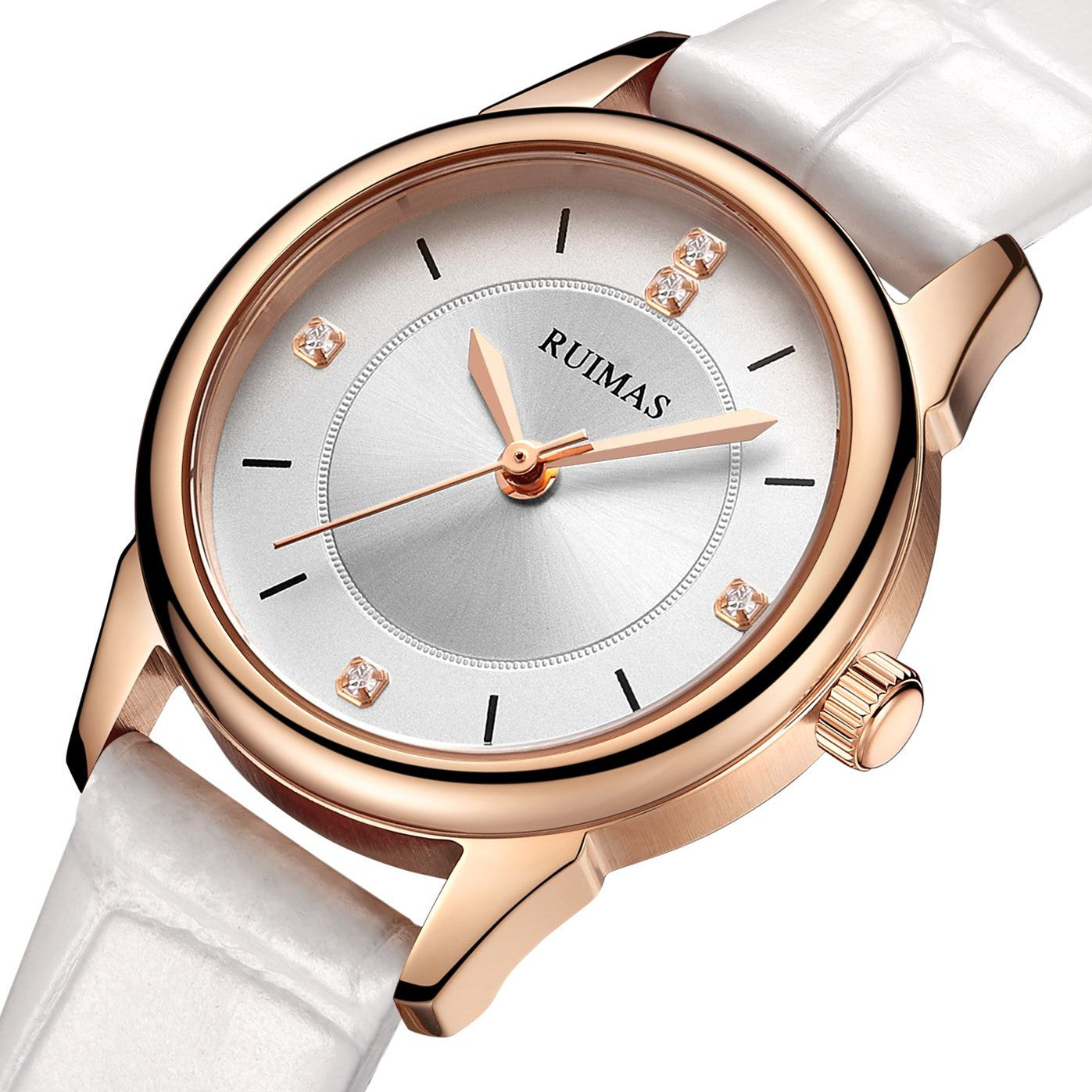 Montre à quartz de luxe pour femme, en acier inoxydable, design élégant et de haute qualité. Relogio Feminino MEGWAT