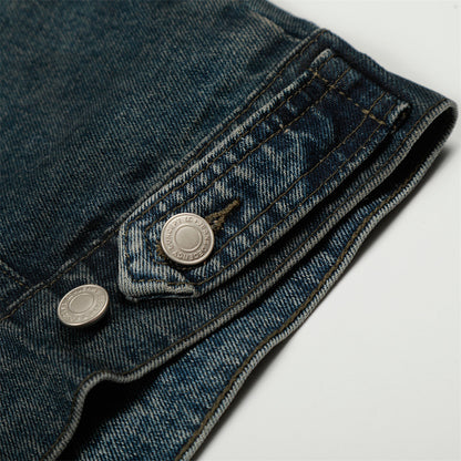 Make an old dirty denim jacket