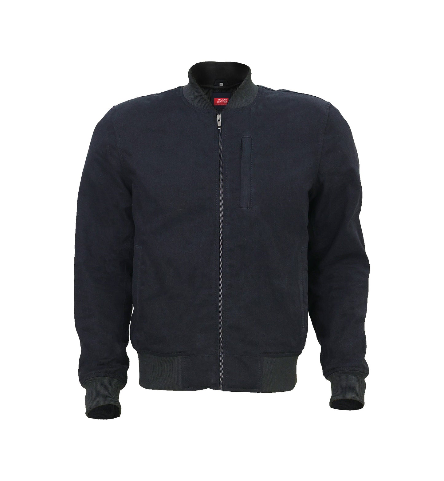 Veste bomber de moto rembourrée en denim pour homme Burak