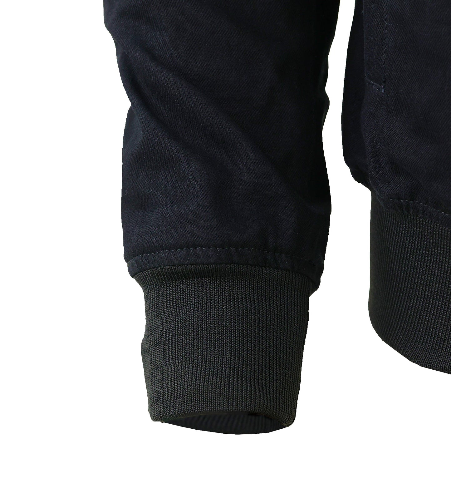 Veste bomber de moto rembourrée en denim pour homme Burak