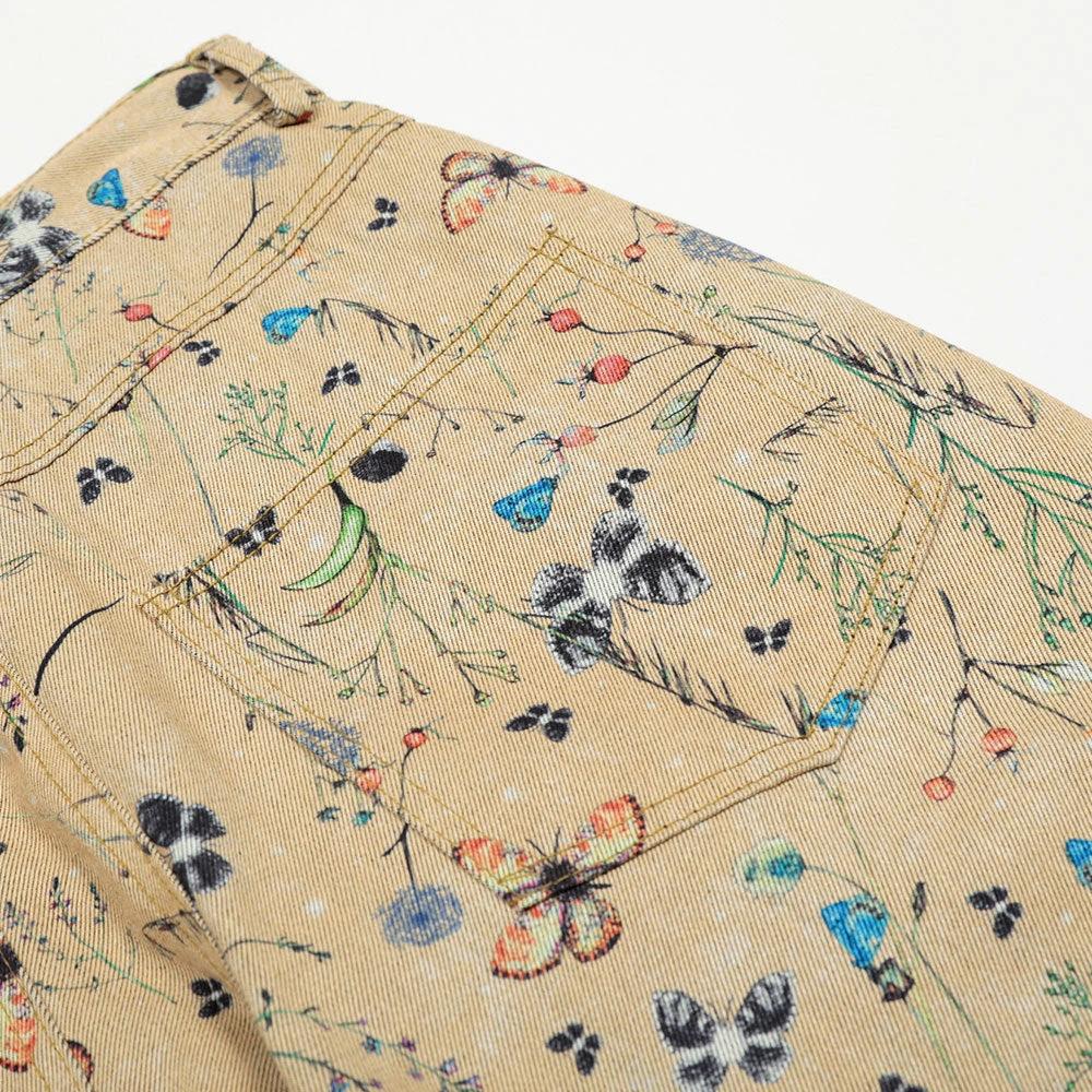 Digital Full Print Plant and Animal Workwear Pants by eprolo