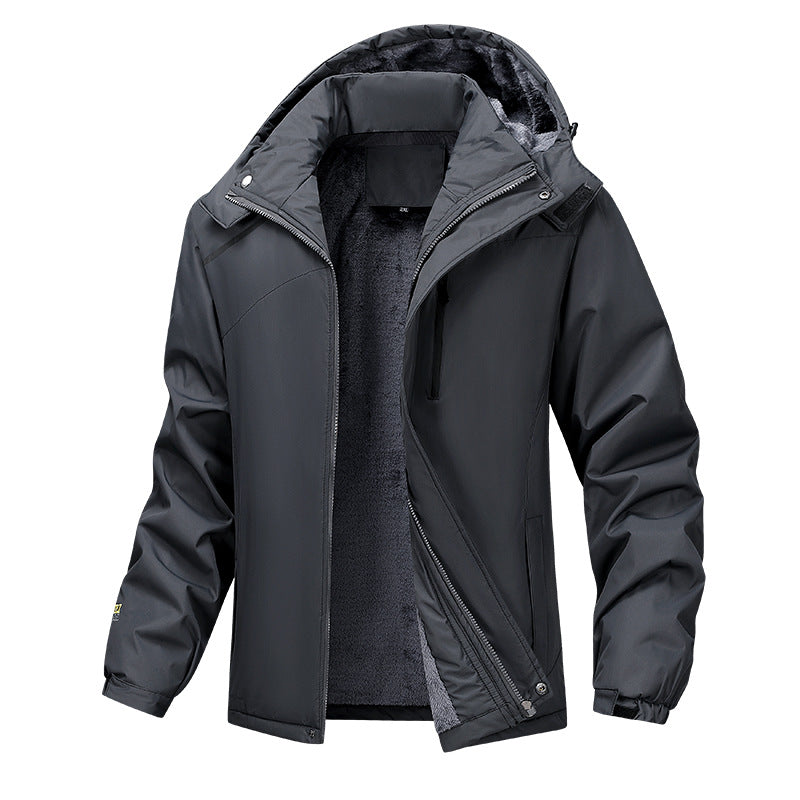 Plus Size Loose And Warm Coat For Men