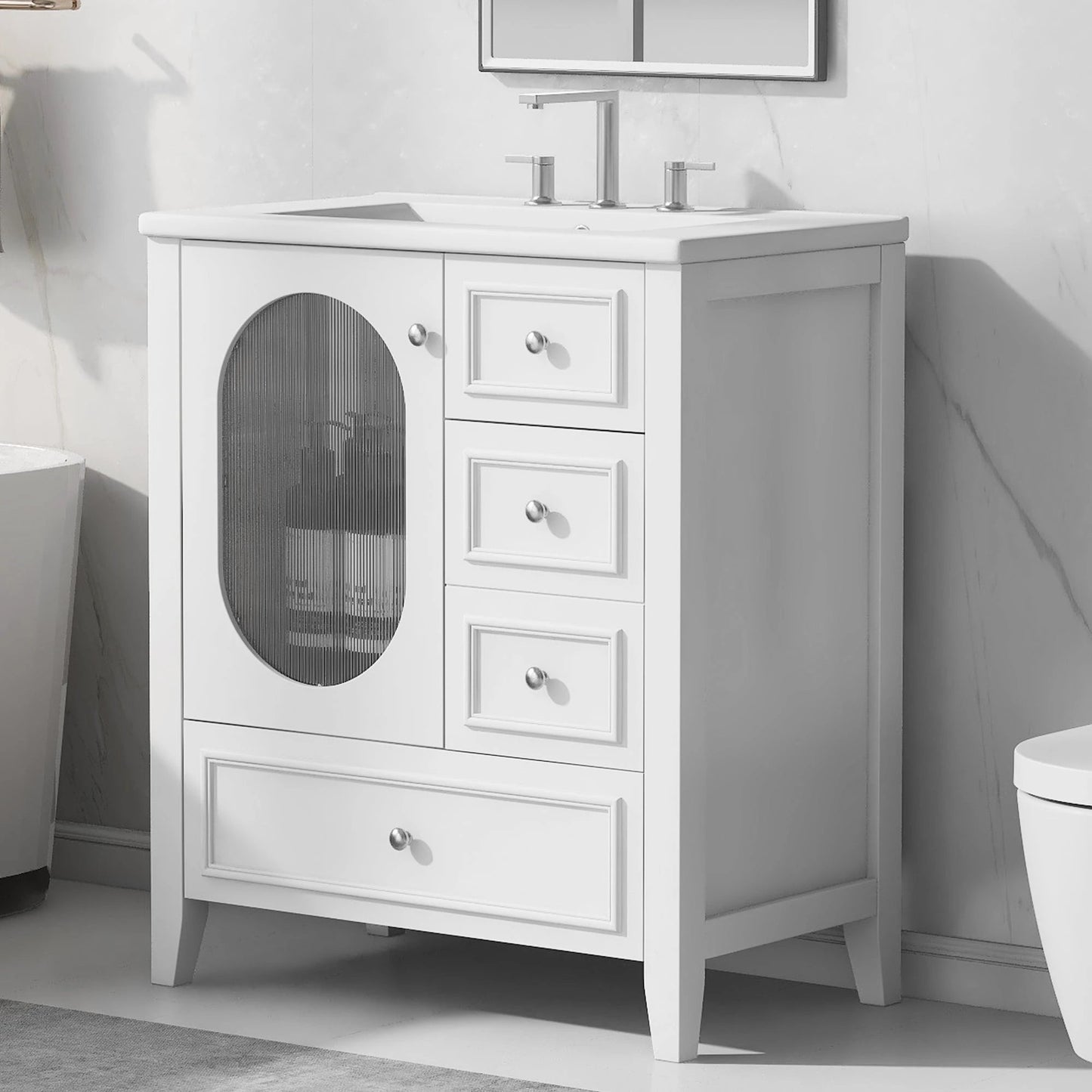 30" Bathroom Vanity with Sink by eprolo