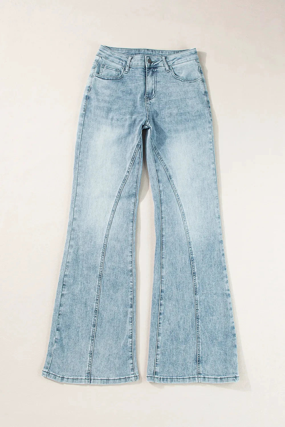 Wide Leg Jeans with Pockets by Trendsi